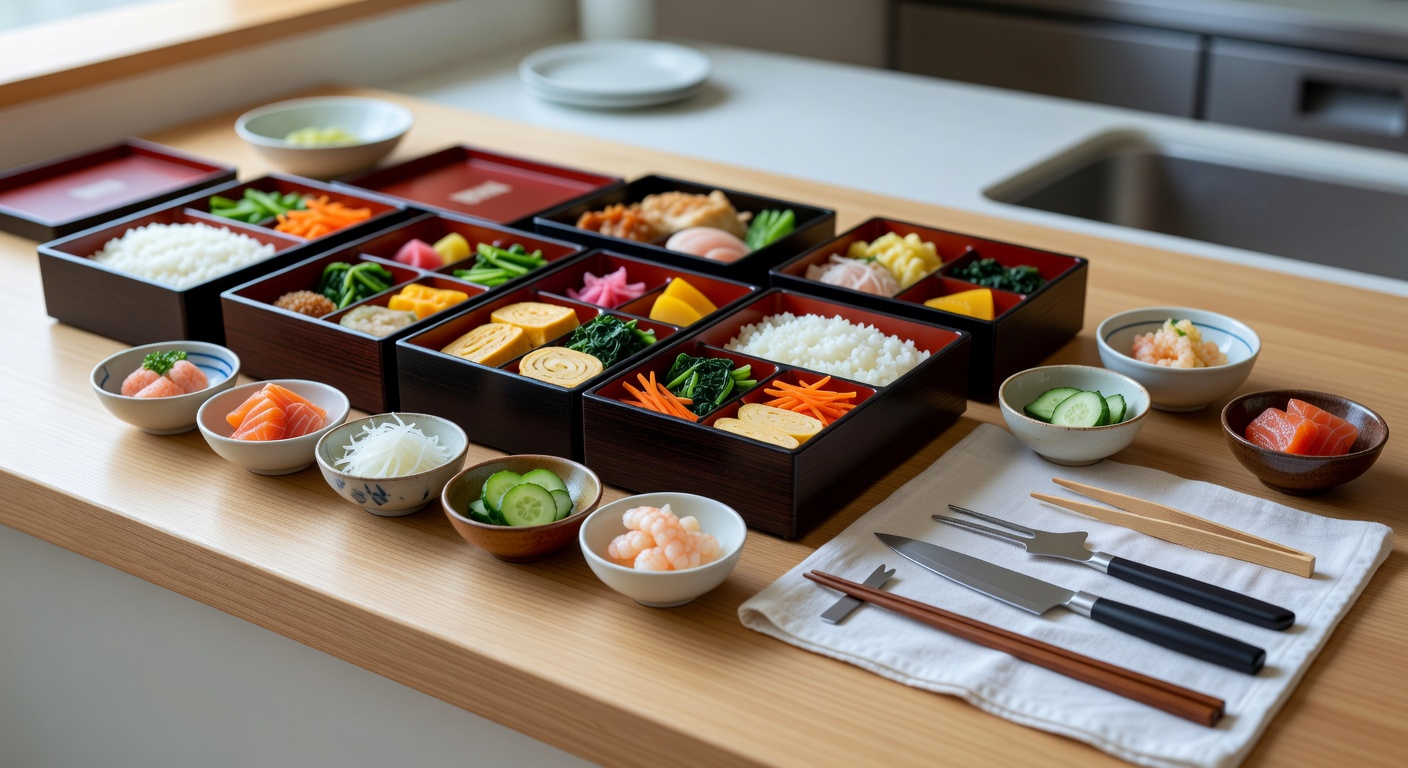 弁当と食事の事前準備・整理